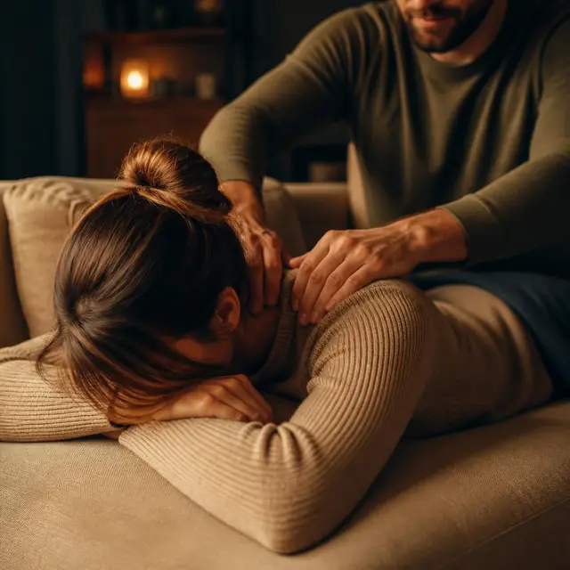 Casal aplicando o método 10 Minutos a Dois em casa